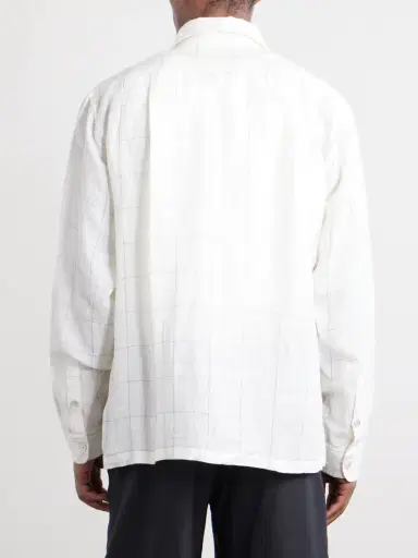 Kartik Research Pataudi Checked Linen Shirt - Men | Thumbnail 4 Kartik Research Pataudi Checked Linen Shirt - Men | Thumbnail 4