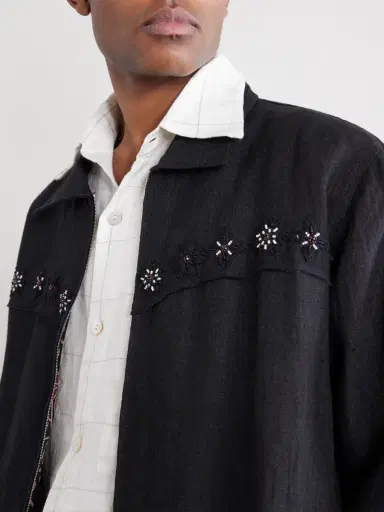 Kartik Research Pataudi Checked Linen Shirt - Men | Thumbnail 5 Kartik Research Pataudi Checked Linen Shirt - Men | Thumbnail 5