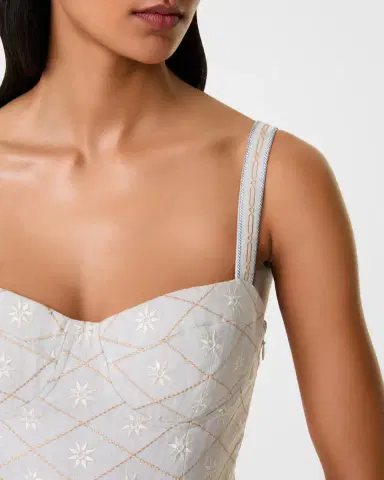 Emporio Sirenuse Elida Dress with Meridiana Embroidery | Thumbnail 2 Emporio Sirenuse Elida Dress with Meridiana Embroidery | Thumbnail 2
