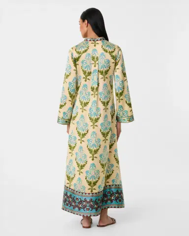 Emporio Sirenuse Jenna Caftan in Three Flowers Print | Thumbnail 4 Emporio Sirenuse Jenna Caftan in Three Flowers Print | Thumbnail 4