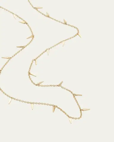 Sydney Evan Pave Diamond Fringe Drop Necklace | Thumbnail 3