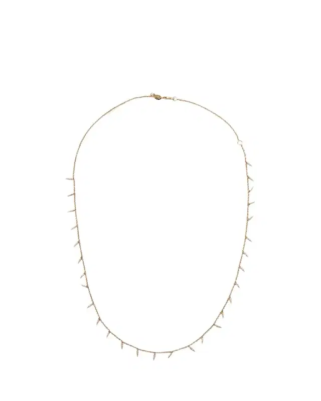 Pave Diamond Fringe Drop Necklace