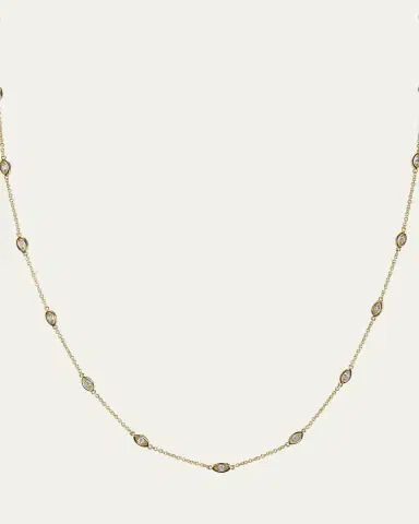 Sydney Evan Marquis Segment Necklace Gold | Thumbnail 1