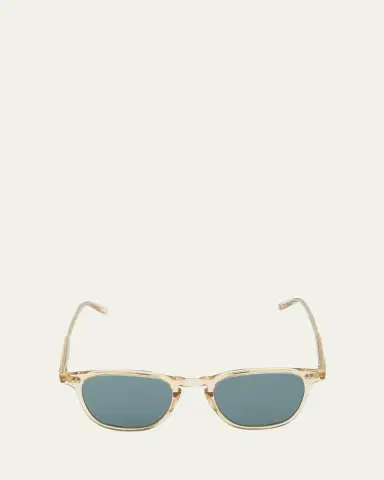 Garrett Leight Brooks Square Acetate & Metal Sunglasses | Thumbnail 2
