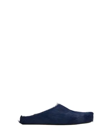 Marni Men's Fussbett Calf Hair Sabot Mules | Thumbnail 1