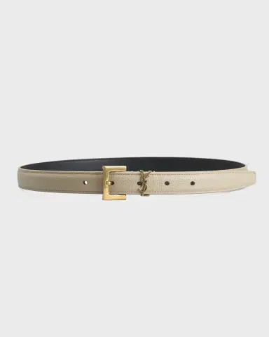 Saint Laurent YSL Calf Leather Belt | Thumbnail 5