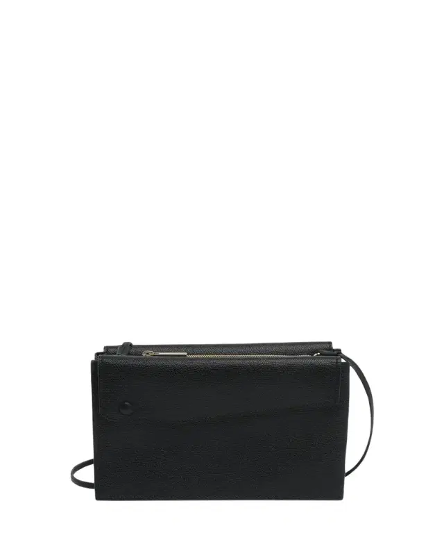 Valextra Trio Pouch Calfskin Crossbody Bag
