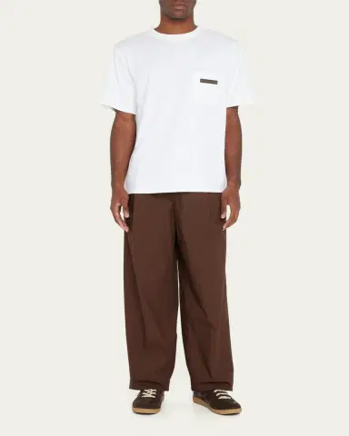 Berluti Men's Leather Tab T-Shirt | Thumbnail 2