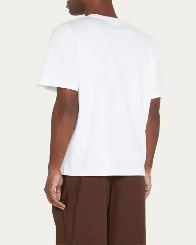 Berluti Men's Leather Tab T-Shirt | Thumbnail 3