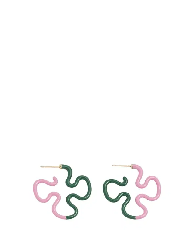 Bea Bongiasca Duo Color Enamel Earrings