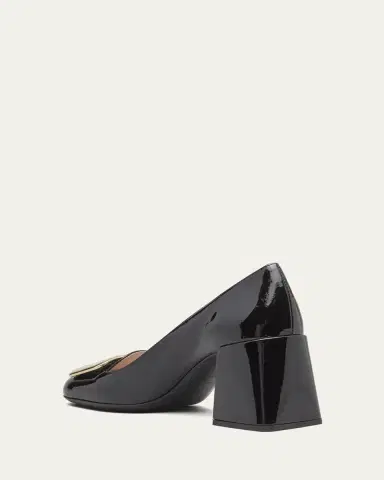 Miu Miu Patent Buckle Block-Heel Pumps | Thumbnail 2
