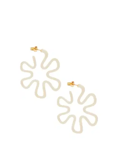 Bea Bongiasca Panna Flower Earrings with Enamel | Thumbnail 1