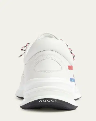 Gucci Men's Run Leather Fashion Sneakers | Thumbnail 2 Gucci Men's Run Leather Fashion Sneakers | Thumbnail 2