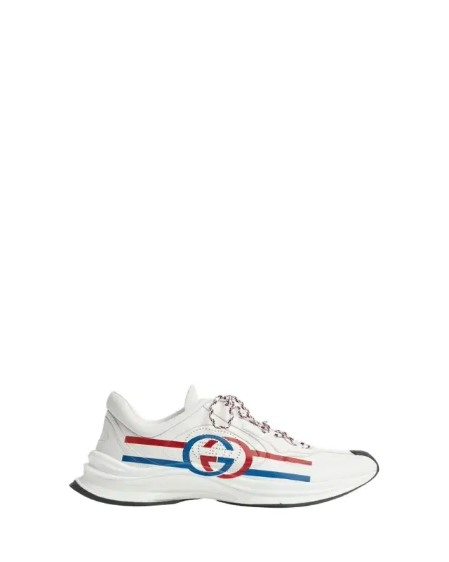 Men's Run Leather Fashion Sneakers Men's Run Leather Fashion Sneakers