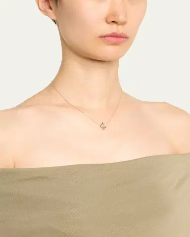 Sophie Bille Brahe 14K Recycled Yellow Gold Claudia Simple Necklace with Freshwater Pearls | Thumbnail 2