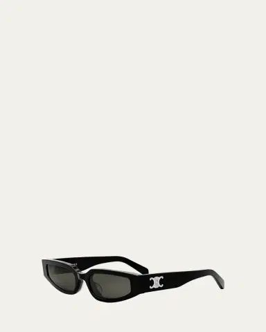 Celine Triomphe Sleek Acetate Cat-Eye Sunglasses | Thumbnail 6
