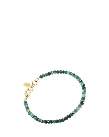 Jan Leslie Men's Emerald Beaded Bracelet | Thumbnail 1