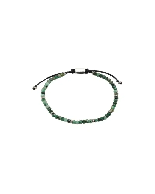 Jan Leslie Men's Gemstone Beaded Bracelet