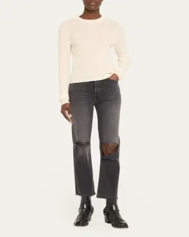 RE/DONE Slim-Fit Waffle Knit Top | Thumbnail 2