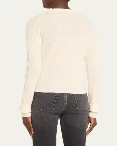 RE/DONE Slim-Fit Waffle Knit Top | Thumbnail 3
