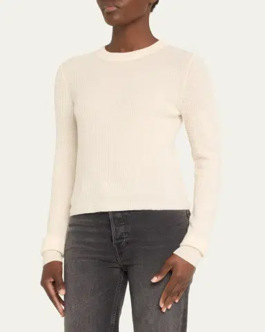 RE/DONE Slim-Fit Waffle Knit Top | Thumbnail 4