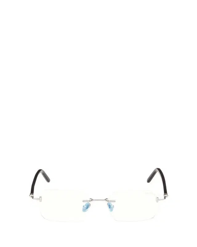 TOM FORD Rimless Mixed-Media Rectangle Sunglasses