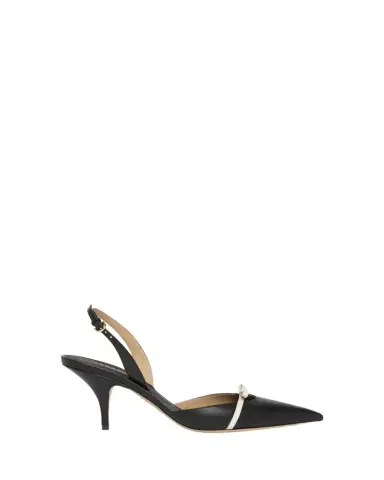 Ferragamo Gylla Bicolor Leather Bow Slingback Pumps | Thumbnail 1