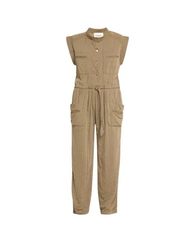 Suzie Crinkled Drawstring Jumpsuit