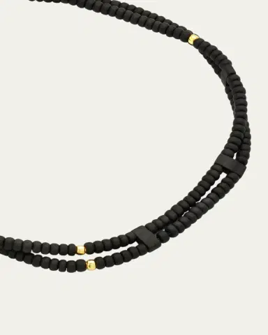 Jan Leslie Men's Double Strand Micro-Bead Bracelet | Thumbnail 3