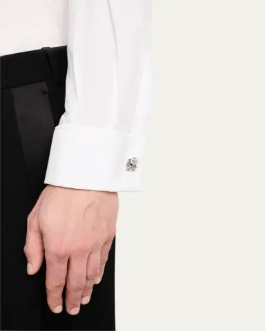 Jan Leslie Men's Sterling Silver Octopus Cufflinks | Thumbnail 2