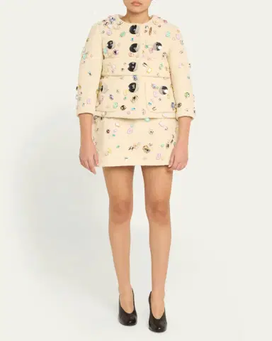 Marc Jacobs Runway Swarovski Mini Wool Bell Skirt | Thumbnail 2 Marc Jacobs Runway Swarovski Mini Wool Bell Skirt | Thumbnail 2