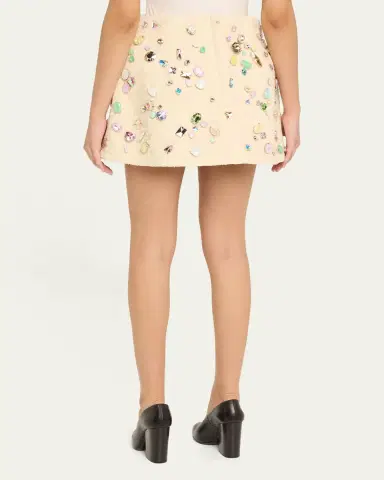 Marc Jacobs Runway Swarovski Mini Wool Bell Skirt | Thumbnail 3 Marc Jacobs Runway Swarovski Mini Wool Bell Skirt | Thumbnail 3