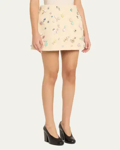 Marc Jacobs Runway Swarovski Mini Wool Bell Skirt | Thumbnail 4 Marc Jacobs Runway Swarovski Mini Wool Bell Skirt | Thumbnail 4