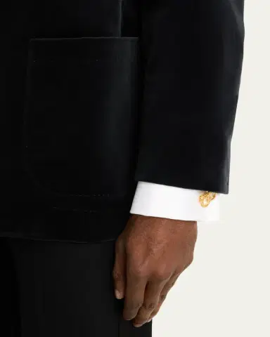 Jan Leslie Men's 18K Gold Vermeil Handcuff Cufflinks | Thumbnail 2