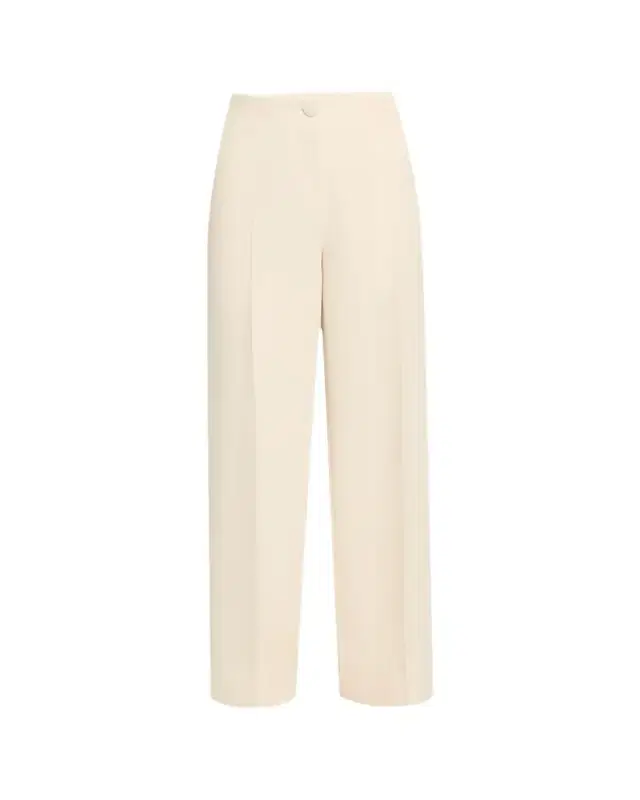 Camilla Wide Leg Silk Wool Trousers
