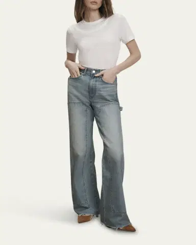 Veronica Beard Damian Layered Short-Sleeve Knit Top | Thumbnail 2