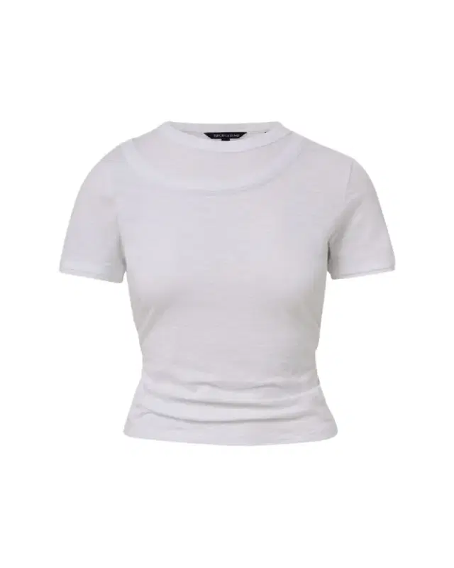 Veronica Beard Damian Layered Short-Sleeve Knit Top