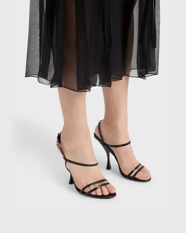 Dolce & Gabbana Patent Leather Double-Strap Sandals | Thumbnail 6 Dolce & Gabbana Patent Leather Double-Strap Sandals | Thumbnail 6