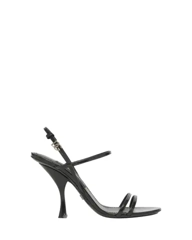 Dolce & Gabbana Patent Leather Double-Strap Sandals | Thumbnail 1 Dolce & Gabbana Patent Leather Double-Strap Sandals | Thumbnail 1