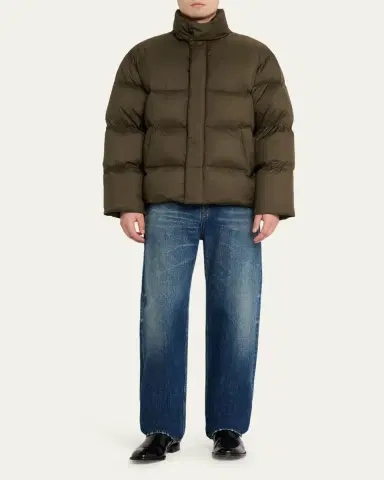 Saint Laurent Men's Water-Repellent Down Puffer Jacket | Thumbnail 2 Saint Laurent Men's Water-Repellent Down Puffer Jacket | Thumbnail 2