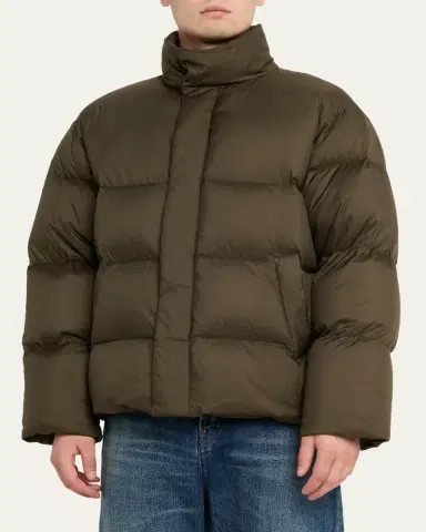 Saint Laurent Men's Water-Repellent Down Puffer Jacket | Thumbnail 4 Saint Laurent Men's Water-Repellent Down Puffer Jacket | Thumbnail 4