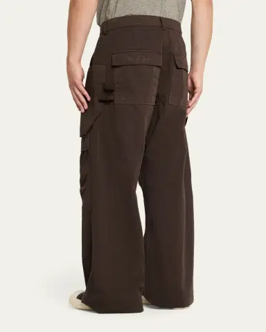 DRKSHDW RICK OWENS Men's Stefan Relaxed-Fit Cotton Cargo Pants | Thumbnail 3 DRKSHDW RICK OWENS Men's Stefan Relaxed-Fit Cotton Cargo Pants | Thumbnail 3