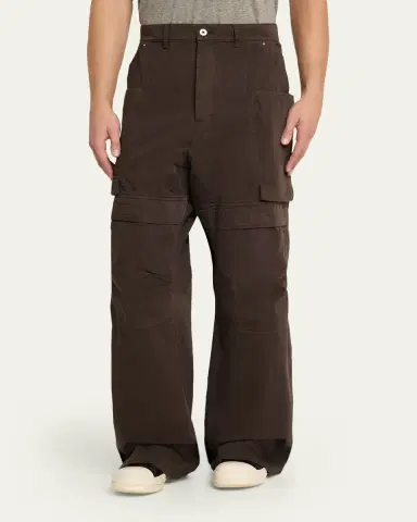 DRKSHDW RICK OWENS Men's Stefan Relaxed-Fit Cotton Cargo Pants | Thumbnail 4 DRKSHDW RICK OWENS Men's Stefan Relaxed-Fit Cotton Cargo Pants | Thumbnail 4
