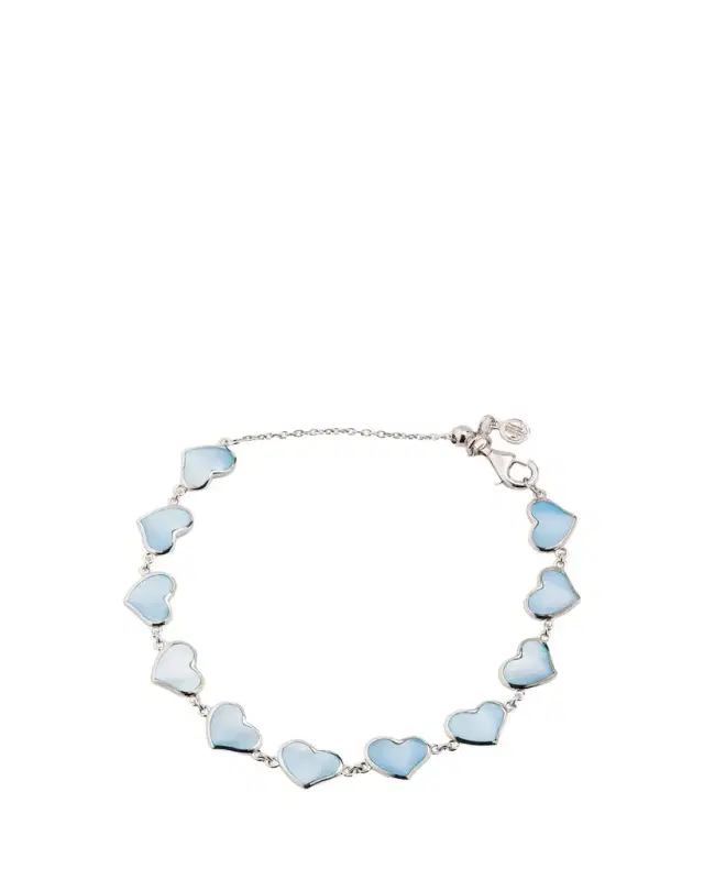 Jan Leslie All Around Heart Mother-Of-Pearl Bracelet