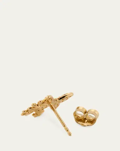 Sydney Evan 14K Butterfly Daisy Cluster Stud Earring, Single (Left) | Thumbnail 4 Sydney Evan 14K Butterfly Daisy Cluster Stud Earring, Single (Left) | Thumbnail 4