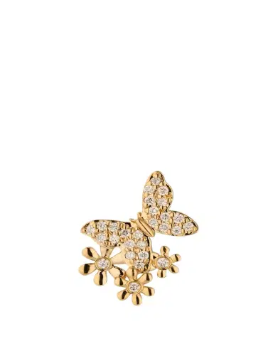 Sydney Evan 14K Butterfly Daisy Cluster Stud Earring, Single (Right) | Thumbnail 1 Sydney Evan 14K Butterfly Daisy Cluster Stud Earring, Single (Right) | Thumbnail 1