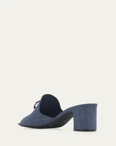 Ferragamo 55mm Rexy Denim Mule Sandals | Thumbnail 4 Ferragamo 55mm Rexy Denim Mule Sandals | Thumbnail 4