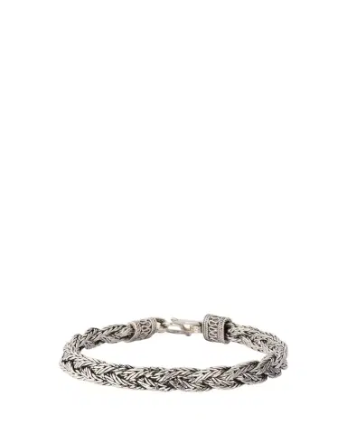Jan Leslie Men's Braided Sterling Silver Bracelet | Thumbnail 1
