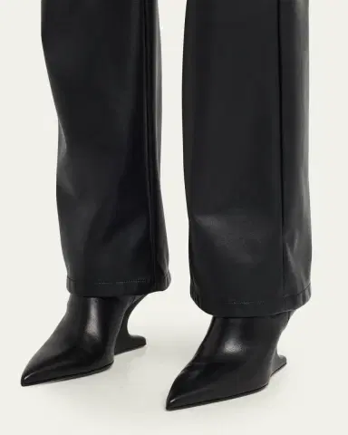 Rick Owens Leather Cantilever-Heel Ankle Boots | Thumbnail 2 Rick Owens Leather Cantilever-Heel Ankle Boots | Thumbnail 2