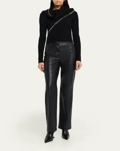 Rick Owens Leather Cantilever-Heel Ankle Boots | Thumbnail 3 Rick Owens Leather Cantilever-Heel Ankle Boots | Thumbnail 3